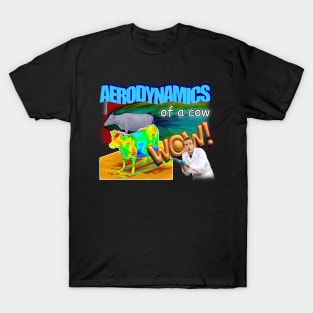 Aerodynamics Of A Cow Physics Meme T-Shirt